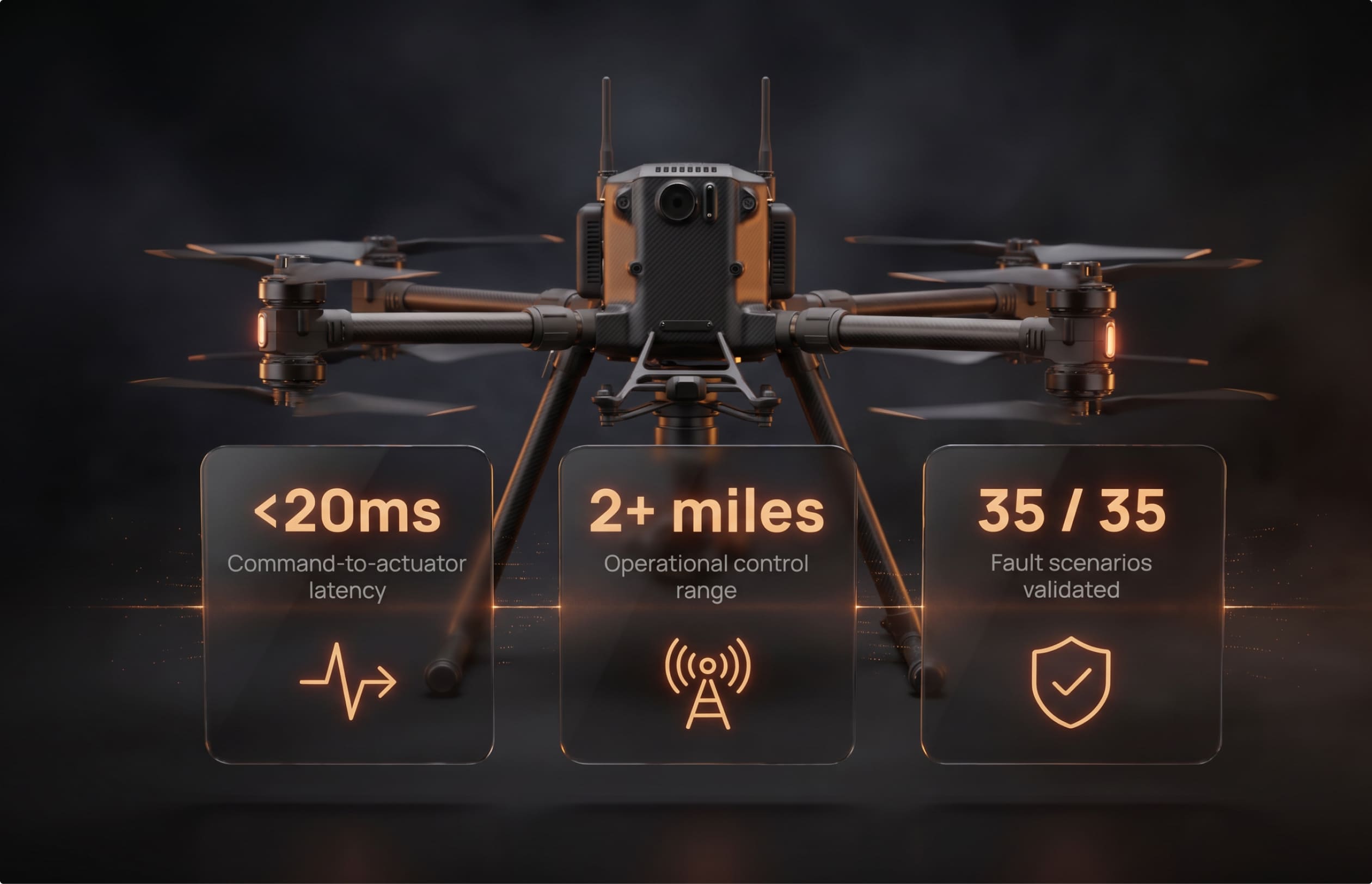 Custom Embedded Flight Control System for Autonomous UAV