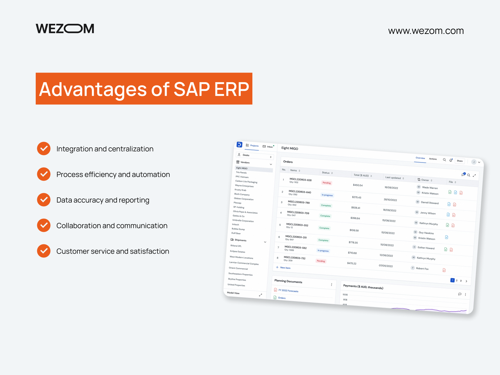 sap erp software