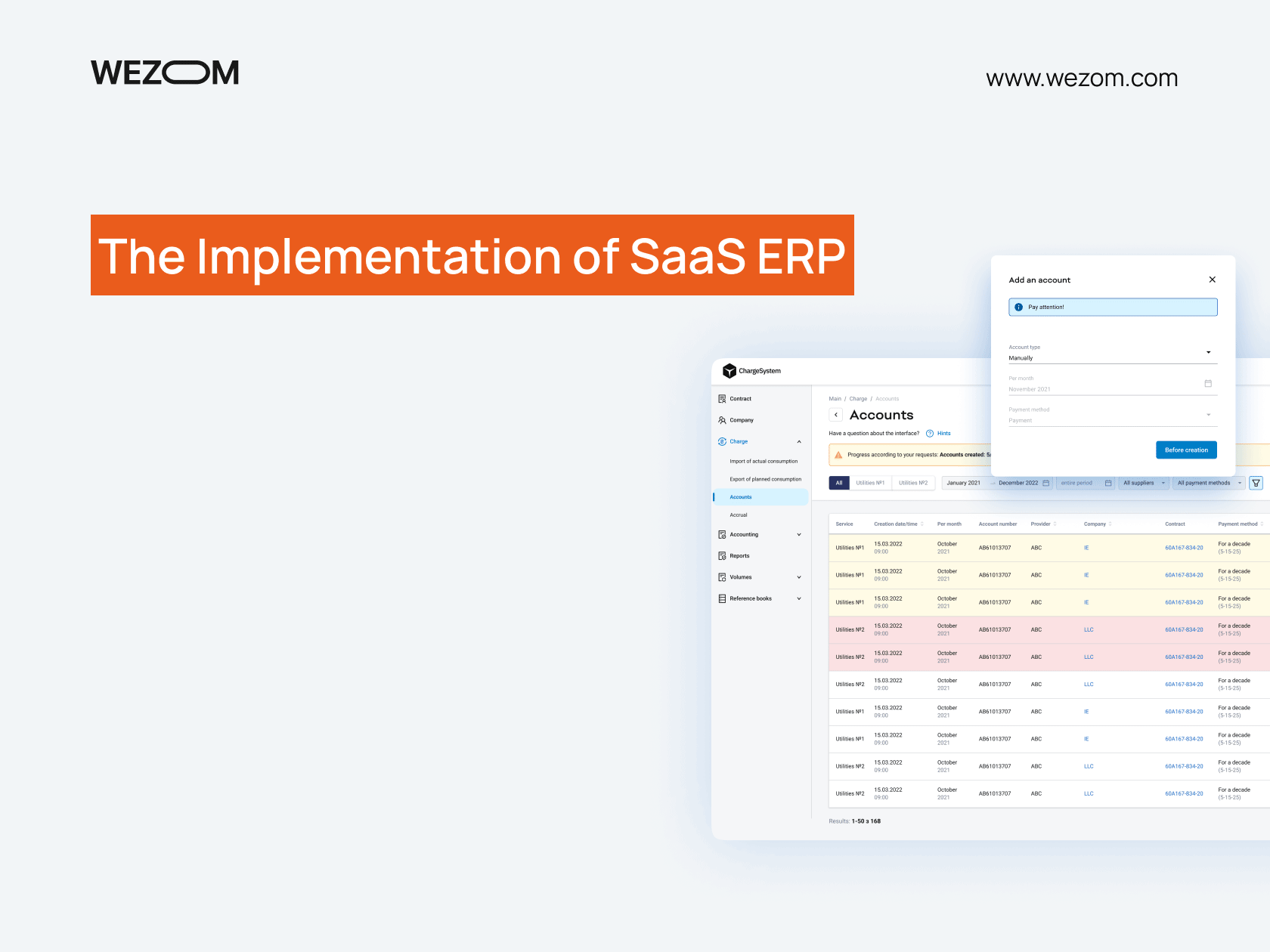 implementation of saas erp software