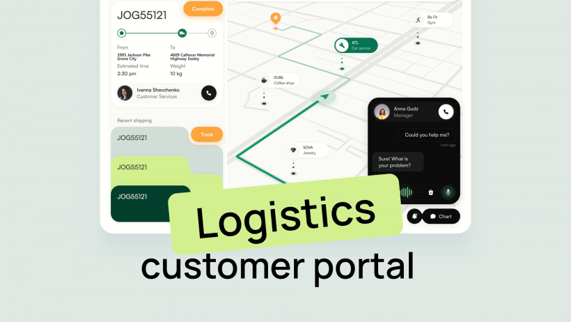 Logistics customer portal