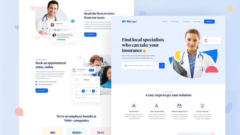 how to design a professional medical website how to design a medical website