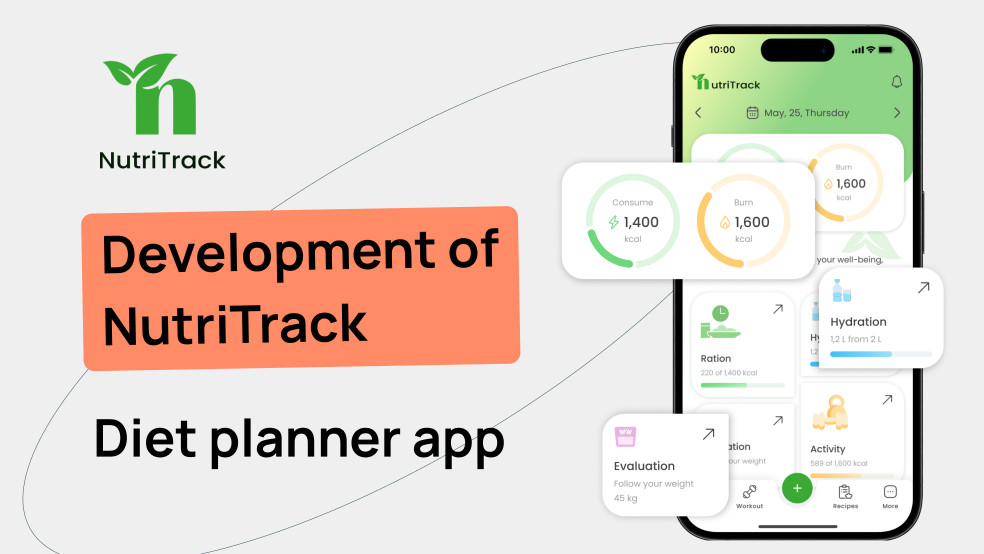 Development of NutriTrack Diet planner app Diet planner app