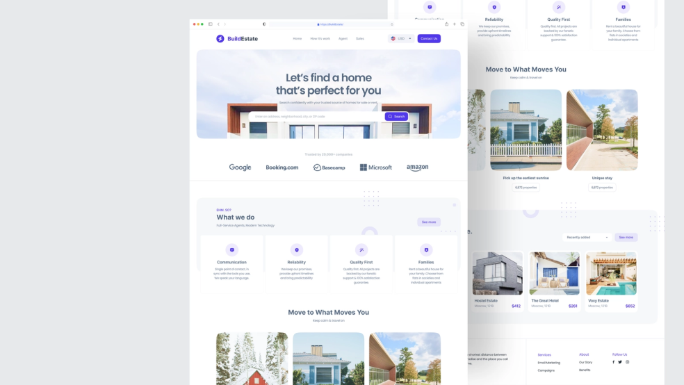 Real Estate Website Development