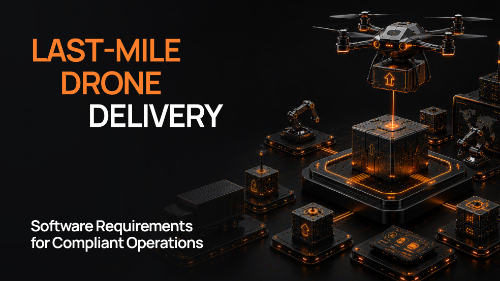 Last-Mile Drone Delivery: Software Requirements for Compliant Operations