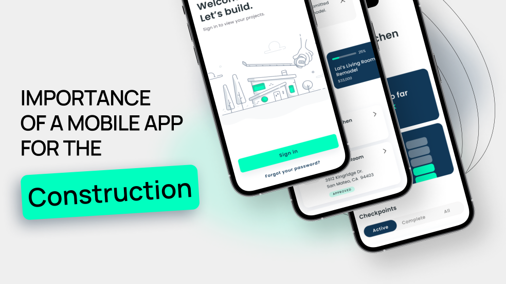 Importance of a Mobile App for the Construction