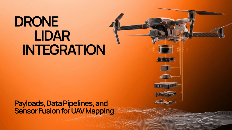 Drone LiDAR Integration: Payloads, Data Pipelines, and Sensor Fusion for UAV Mapping