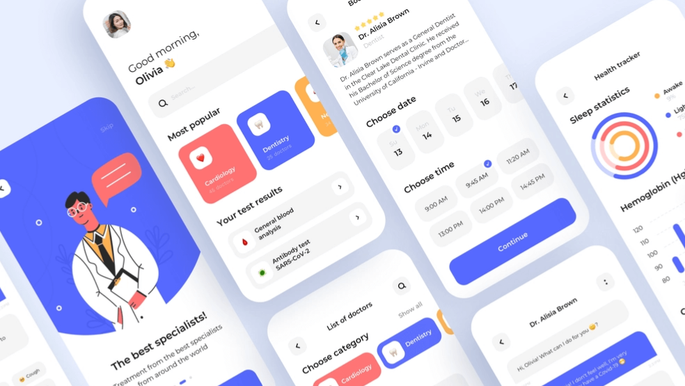 Optimization of work processes in hospitals and clinics Applications for the Healthcare industry