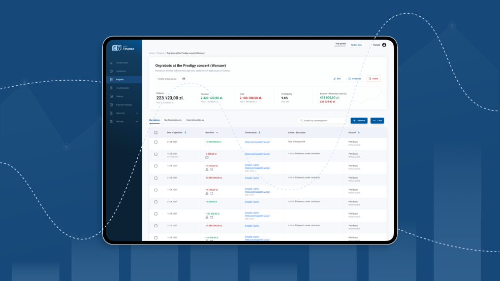 Development of EasyFinance, an Online Tool for Managing Business Finances Development of EasyFinance, an Online Tool for Managing Business Finances