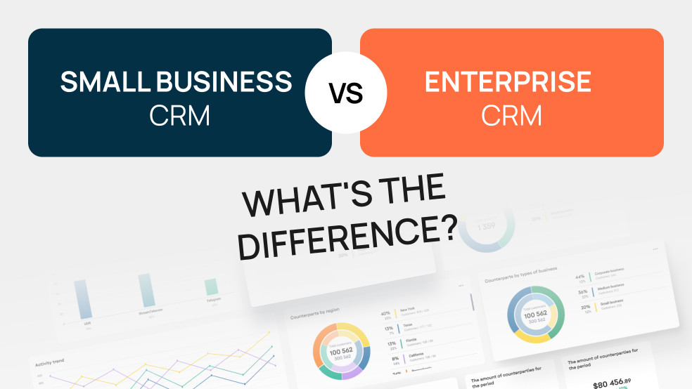 Small business CRM vs. enterprise CRM