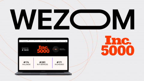 WEZOM Ranks No. 3630 on the 2024 Inc. 5000 WEZOM on the 2024 Inc. 5000