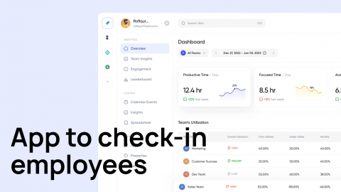 App to chek-in employees How to control the work of employees in a logistics company