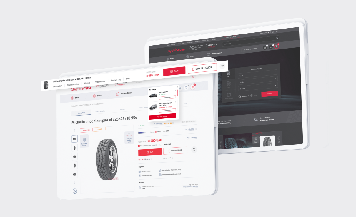 Shyp-Shyna: New level of eCommerce quality for a tire retailer