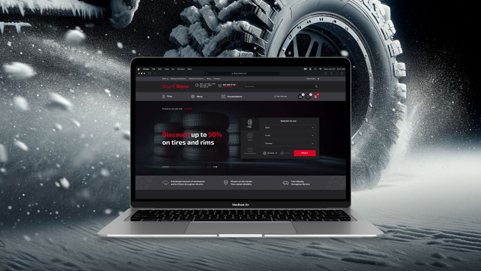 Shyp-Shyna: New level of eCommerce quality for a tire retailer