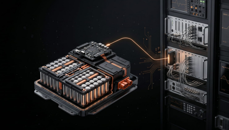 Power HIL Test Stand for EV Battery Systems