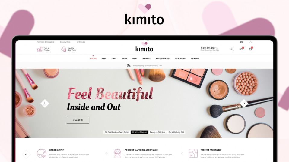 Kimito: Online Beauty Supply Store