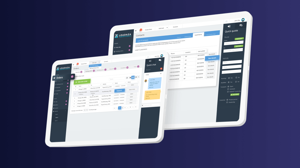 Logistics Software Development for Loadaza USA