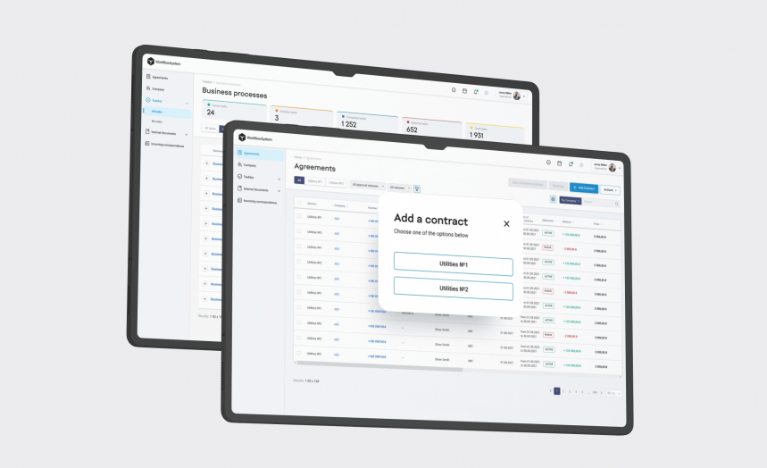 WorkFlow system for the Energetic Company