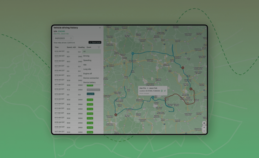 SafeRoute AI: Smart logistics solution  for real-time truck tracking