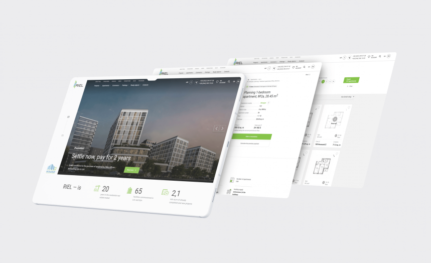 Riel: Real Estate Web Portal Development