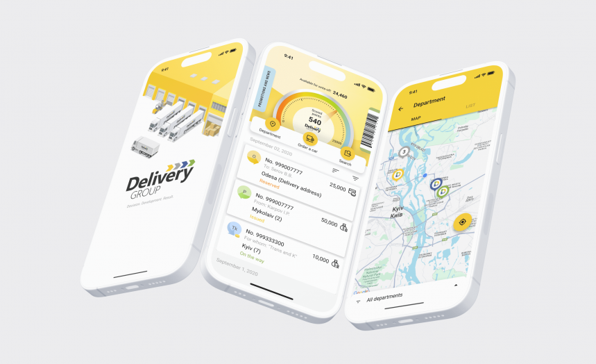 Delivery Auto: User-Friendly Mobile Platform